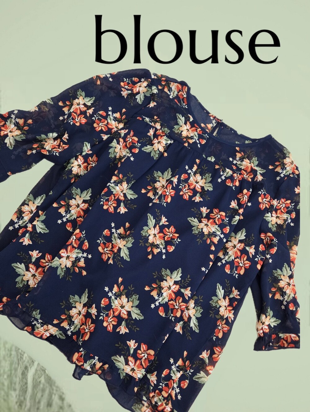 *1373 Alegra K blouse with build in lining Women XL used once